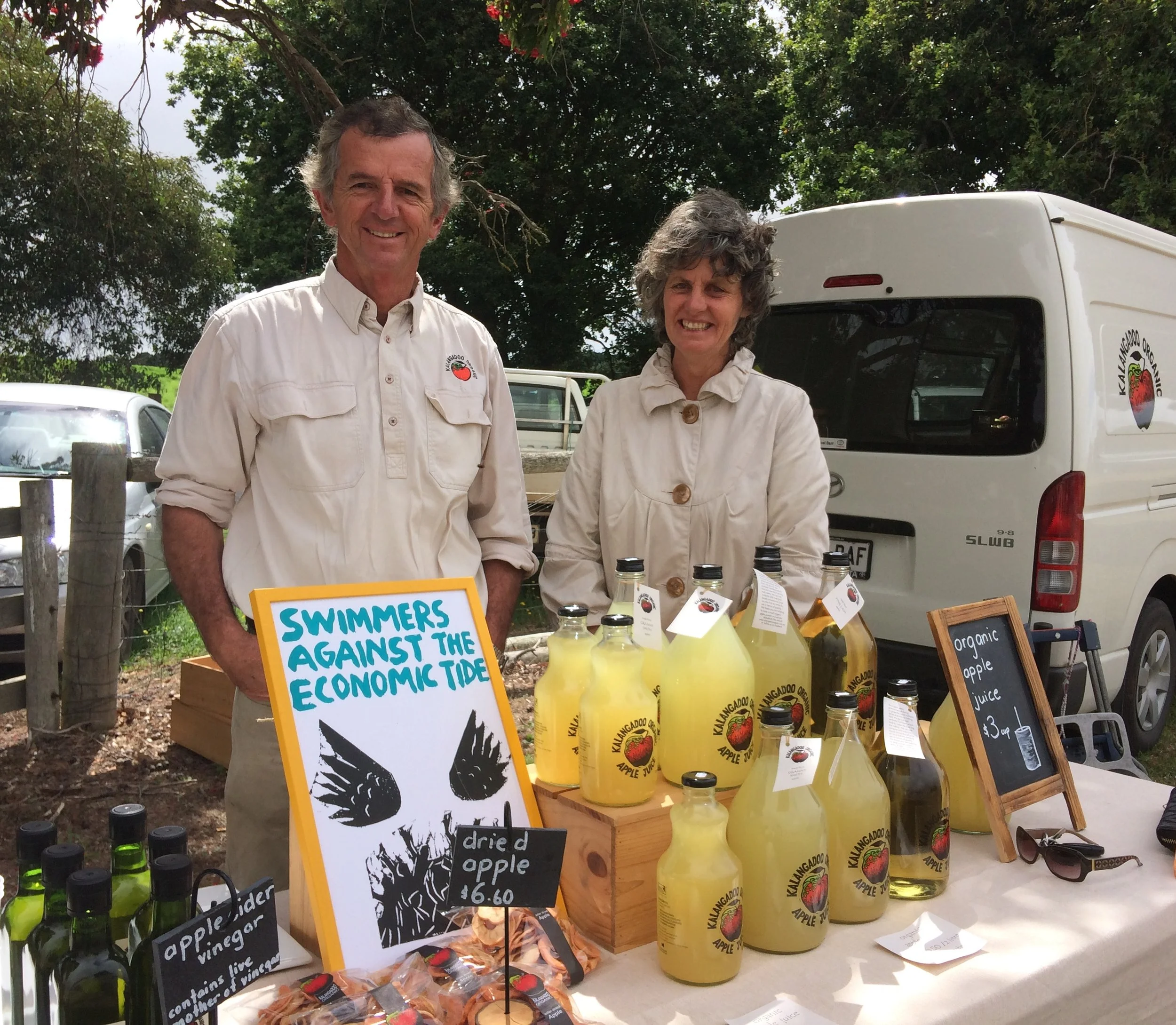 Chris and Michelle at Mil Lel hall helping to celebrate the&nbsp;declaration of another Gasfield Free area in the Limestone Coast. February 2015