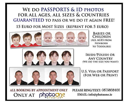  All Passports All Ages, All Sizes NO PROBLEM Ring for Appoinment