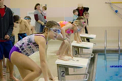 Girls Swimming