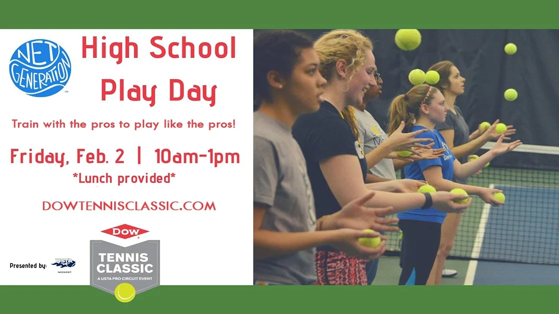 Dow Tennis Classic I High School Play Day