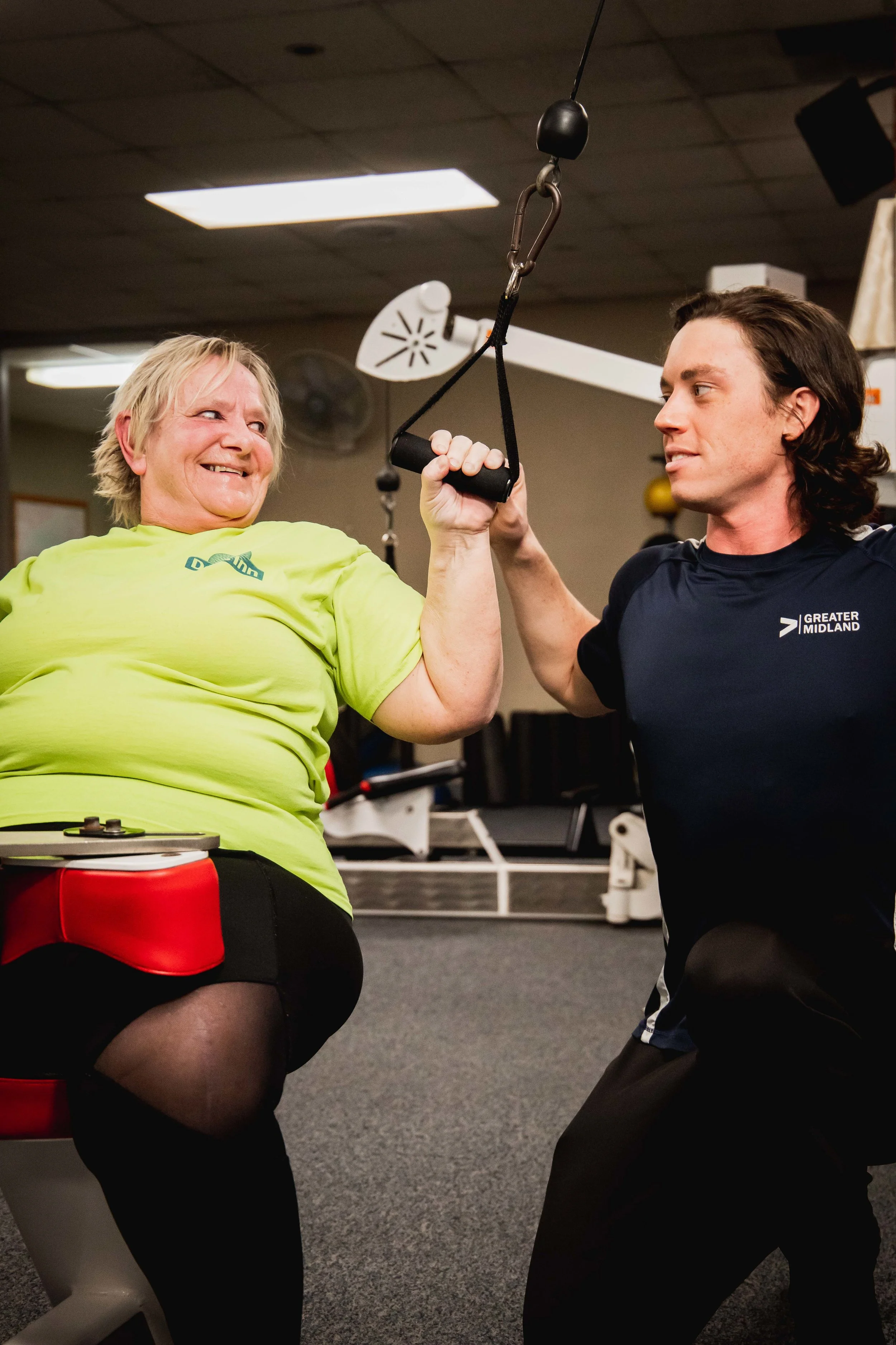 Reaching Goals Together: Charlie K. and Greater Midland's Jackson F. train to 