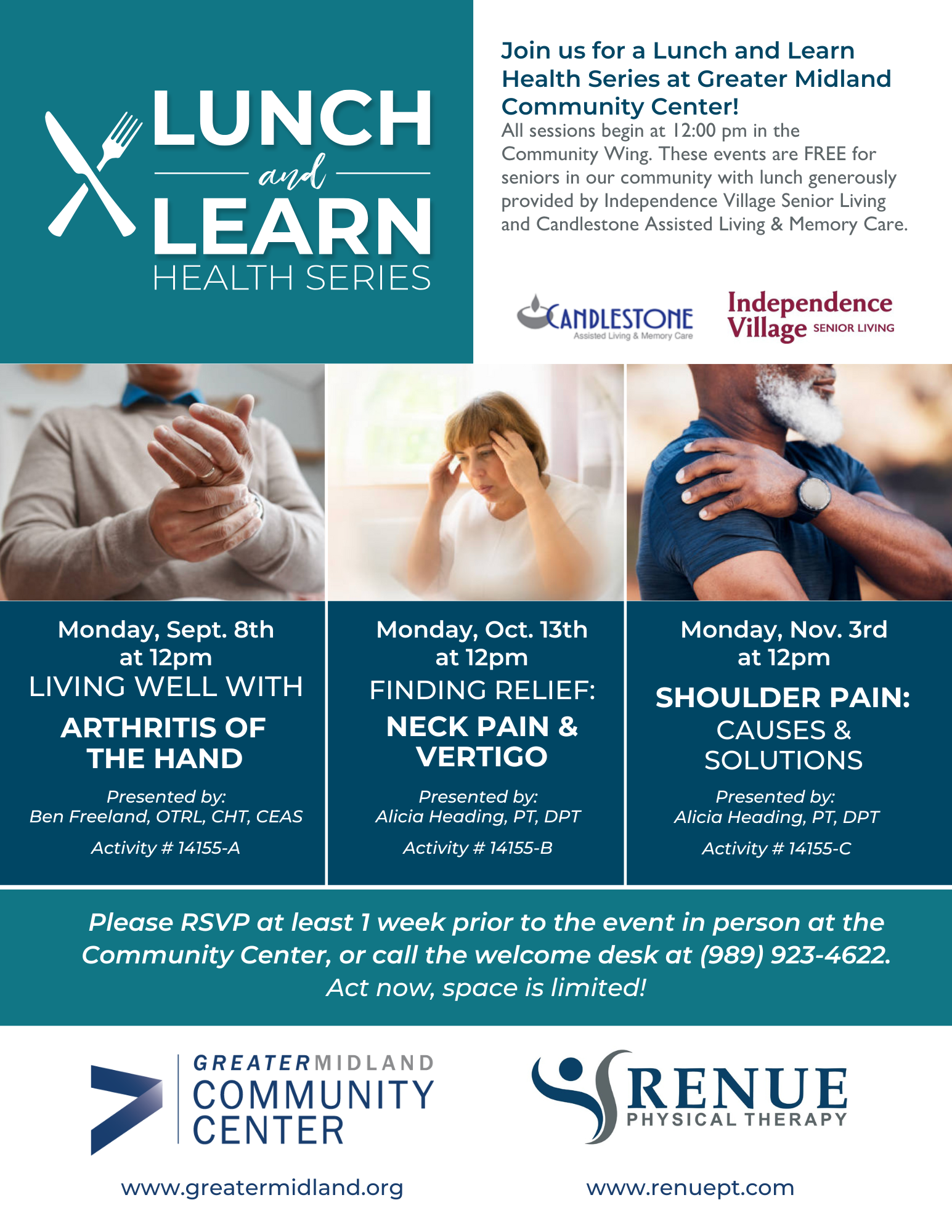 Lunch & Learn: Living Well with Arthritis of the Hand