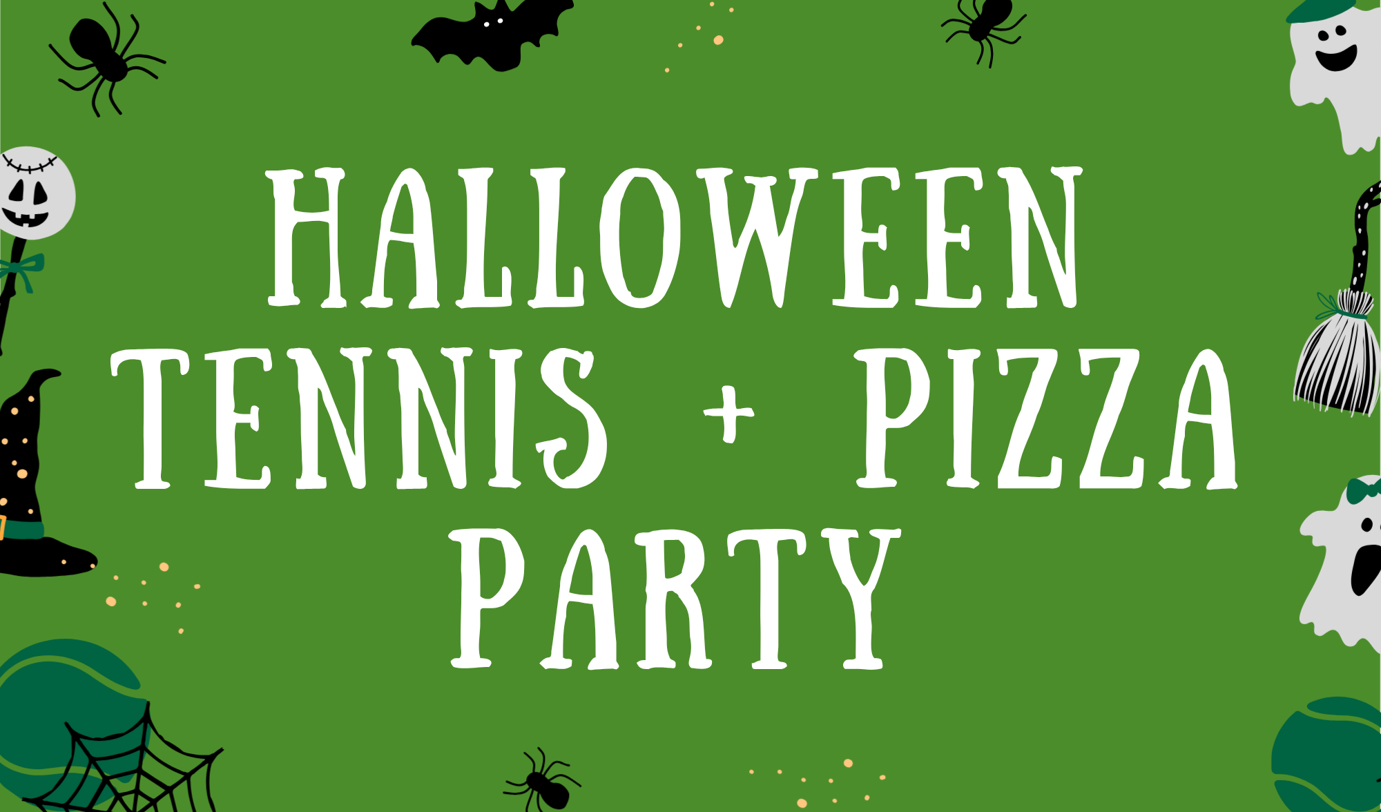 Halloween Tennis & Pizza Party