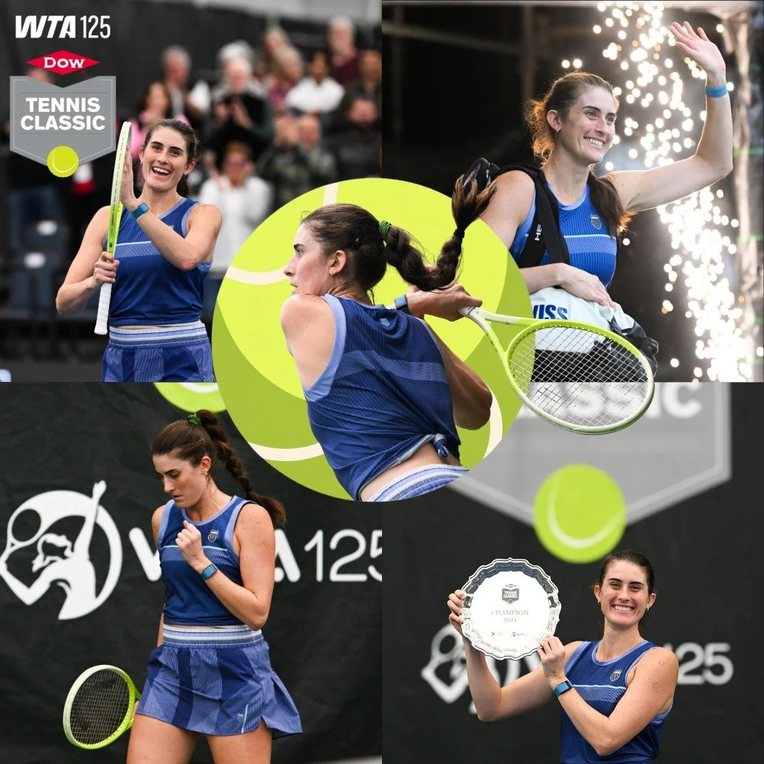 As we prepare to welcome this year's field, we're taking a moment to honor our most recent singles champion, Rebecca Marino! 🎾🏆 

The 2024 Dow Tennis Classic was Rebecca&rsquo;s first singles title and capped a remarkable comeback to tennis after a