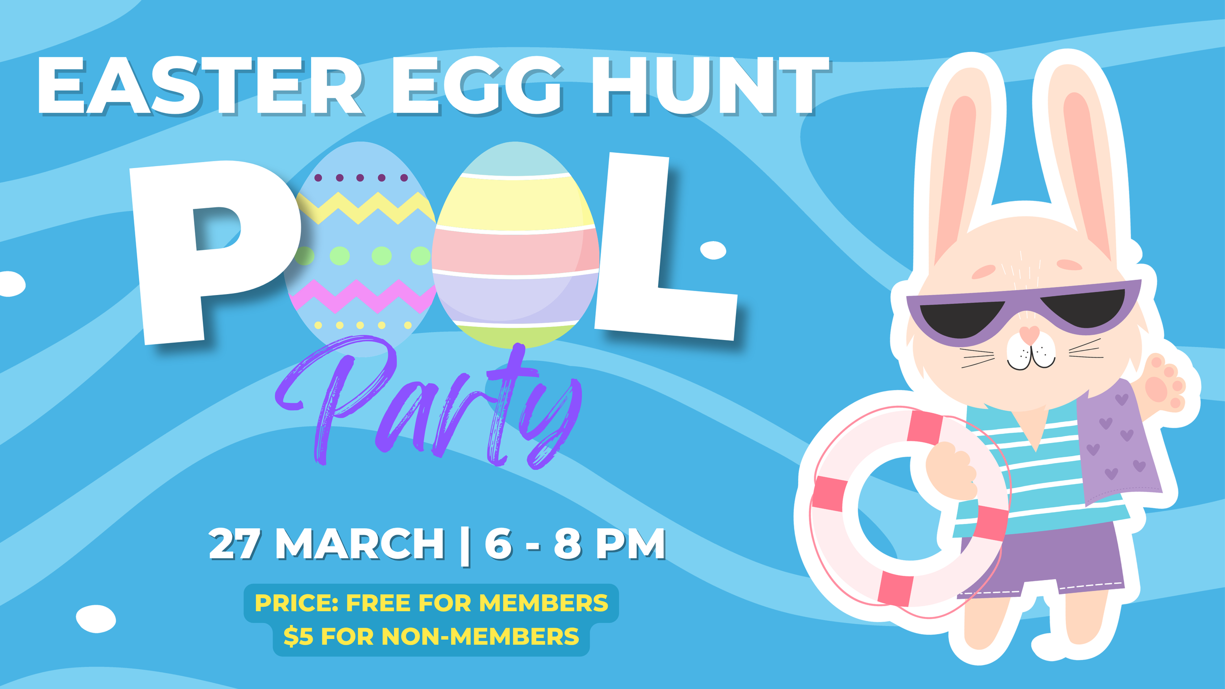 Easter Egg Hunt Pool Party