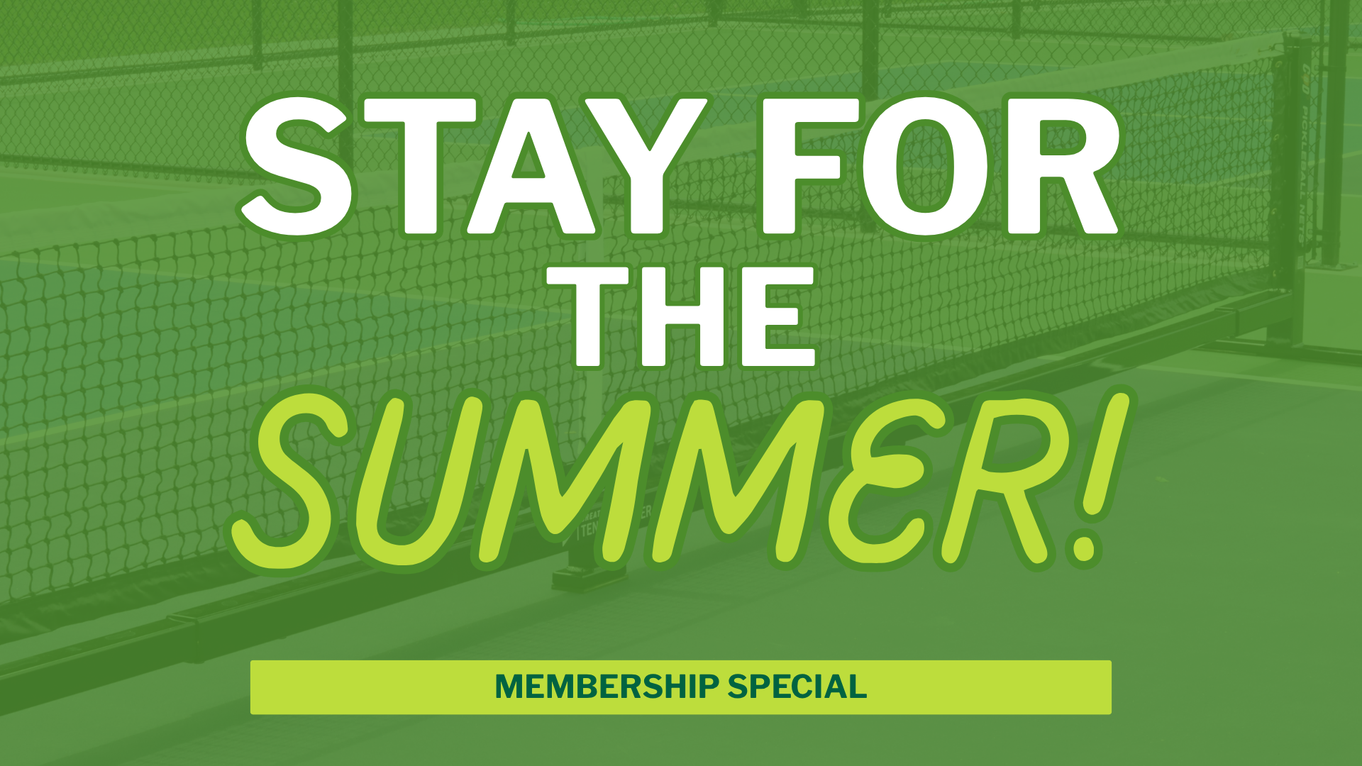Stay for the Summer Membership Special