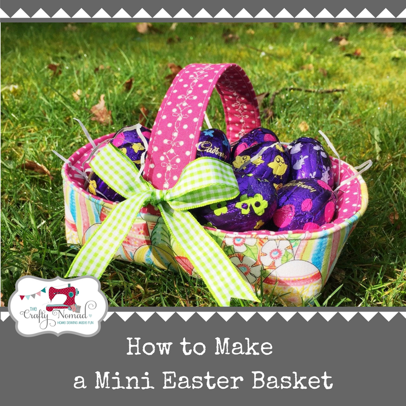  How to make a mini Easter Basket by The Crafty Nomad 