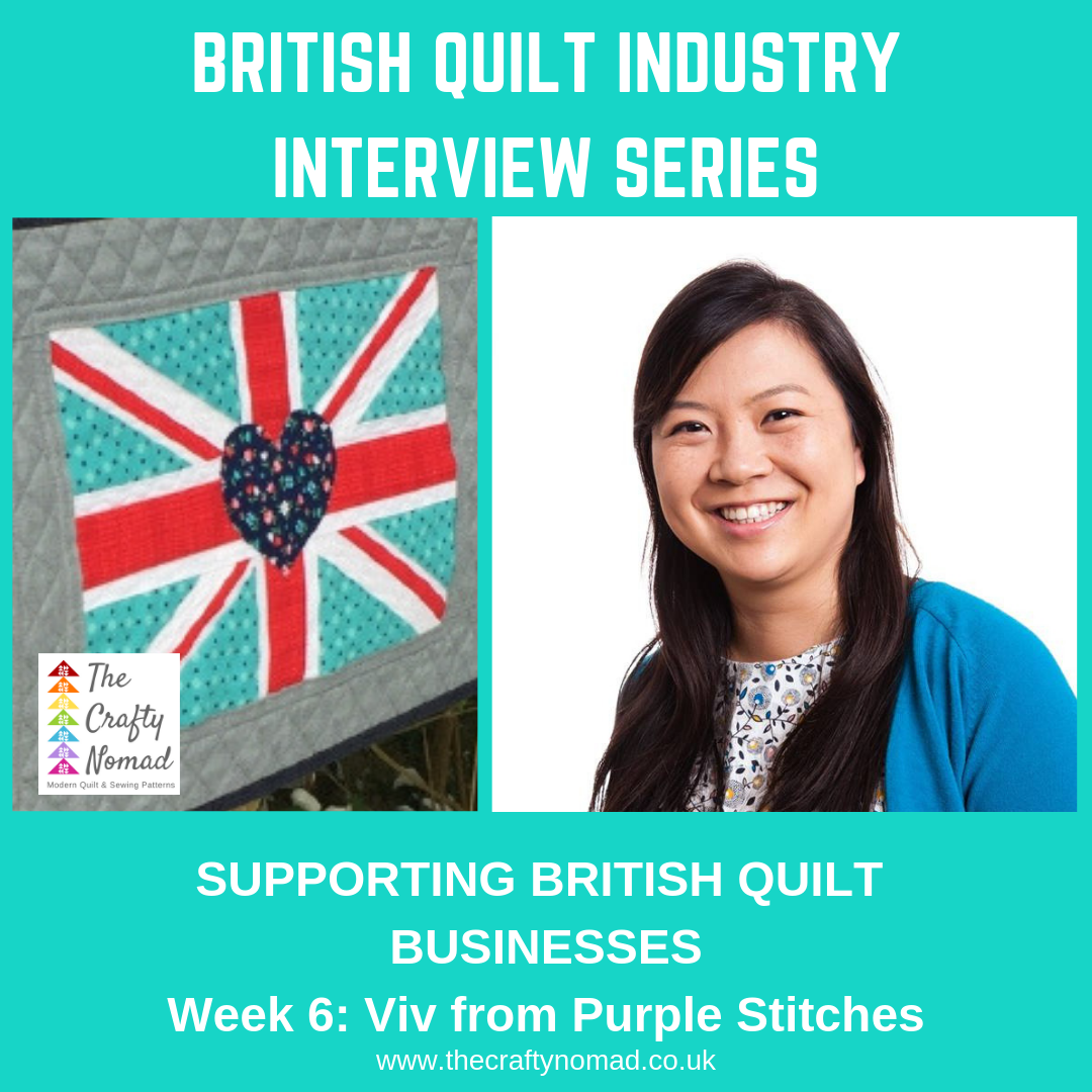 British Quilt Industry Interview Series Viv from Purple Stitches