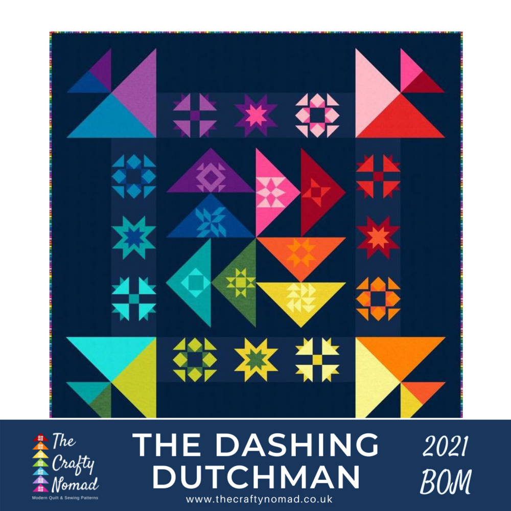 The Crafty Nomad 2021 BOM Dashing Dutchman www.thecraftynomad.co.uk