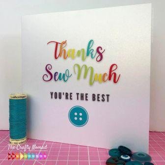 Thanks Sew Much Card