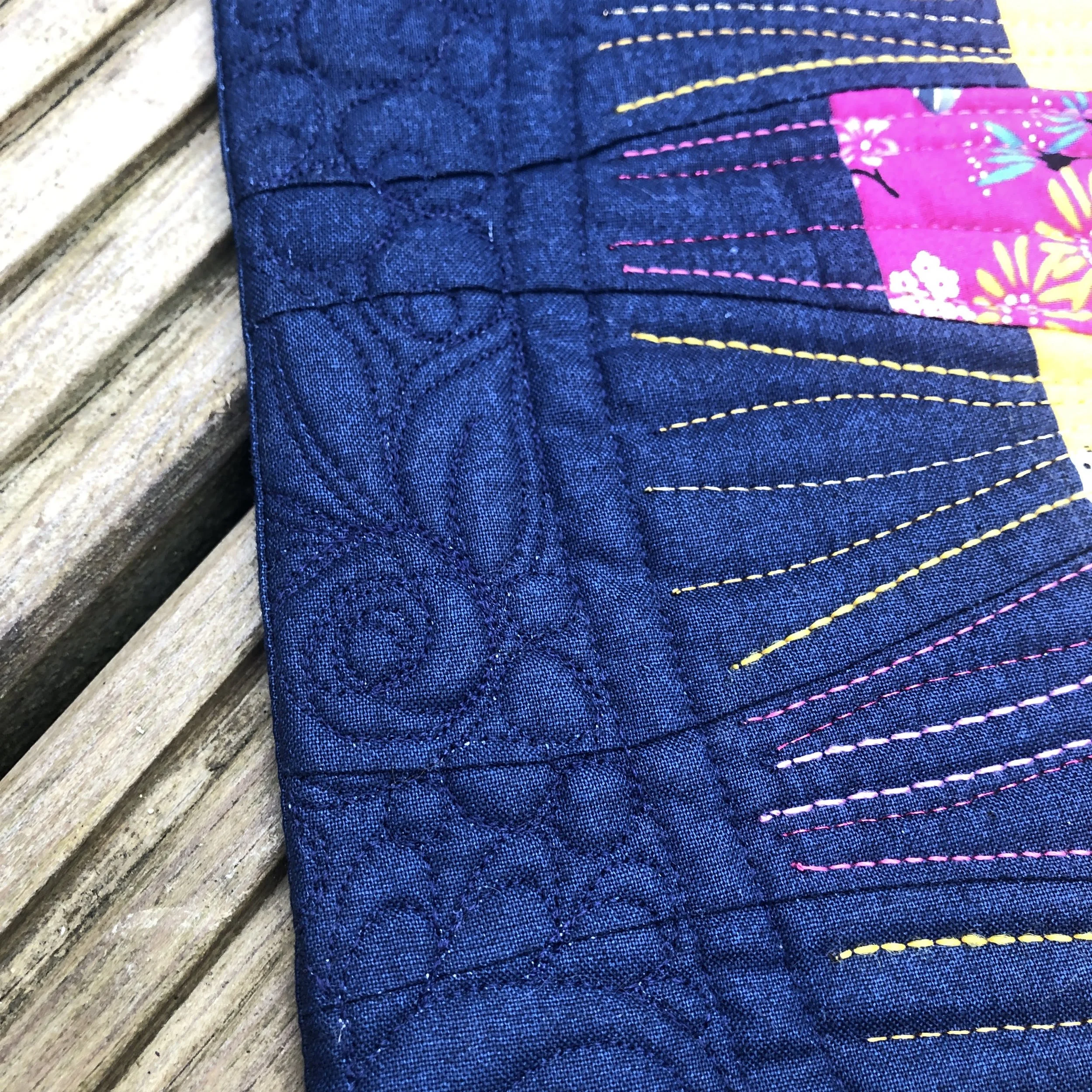 Quilt Con Swap Quilt Custom (Graffiti) Free Motion Quilting — Online