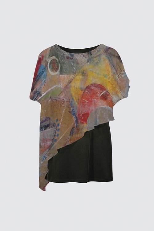 "Yoko' Cape Tunic