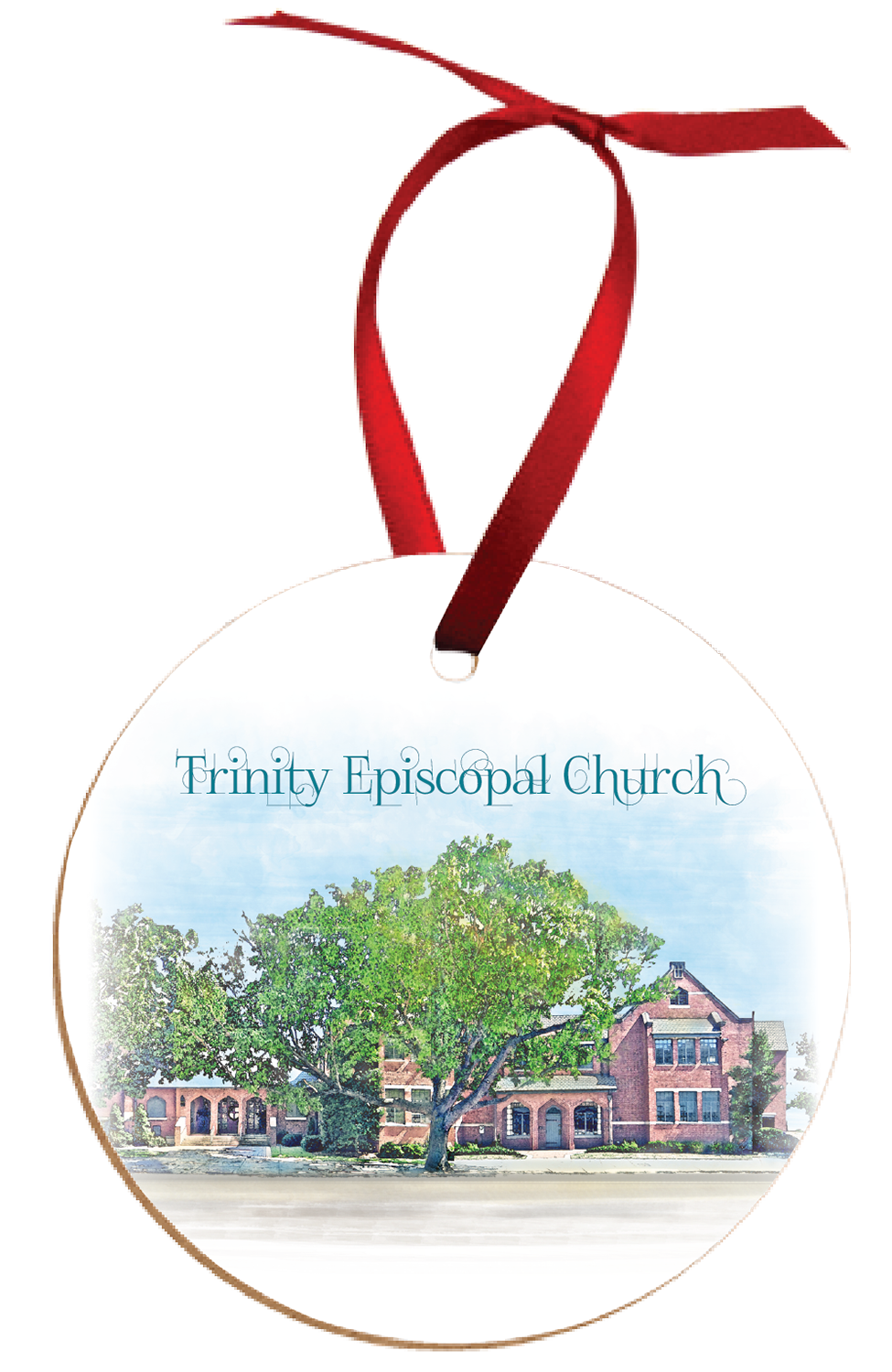 Trinity Episcopal Church 3" metal ornament in gift box