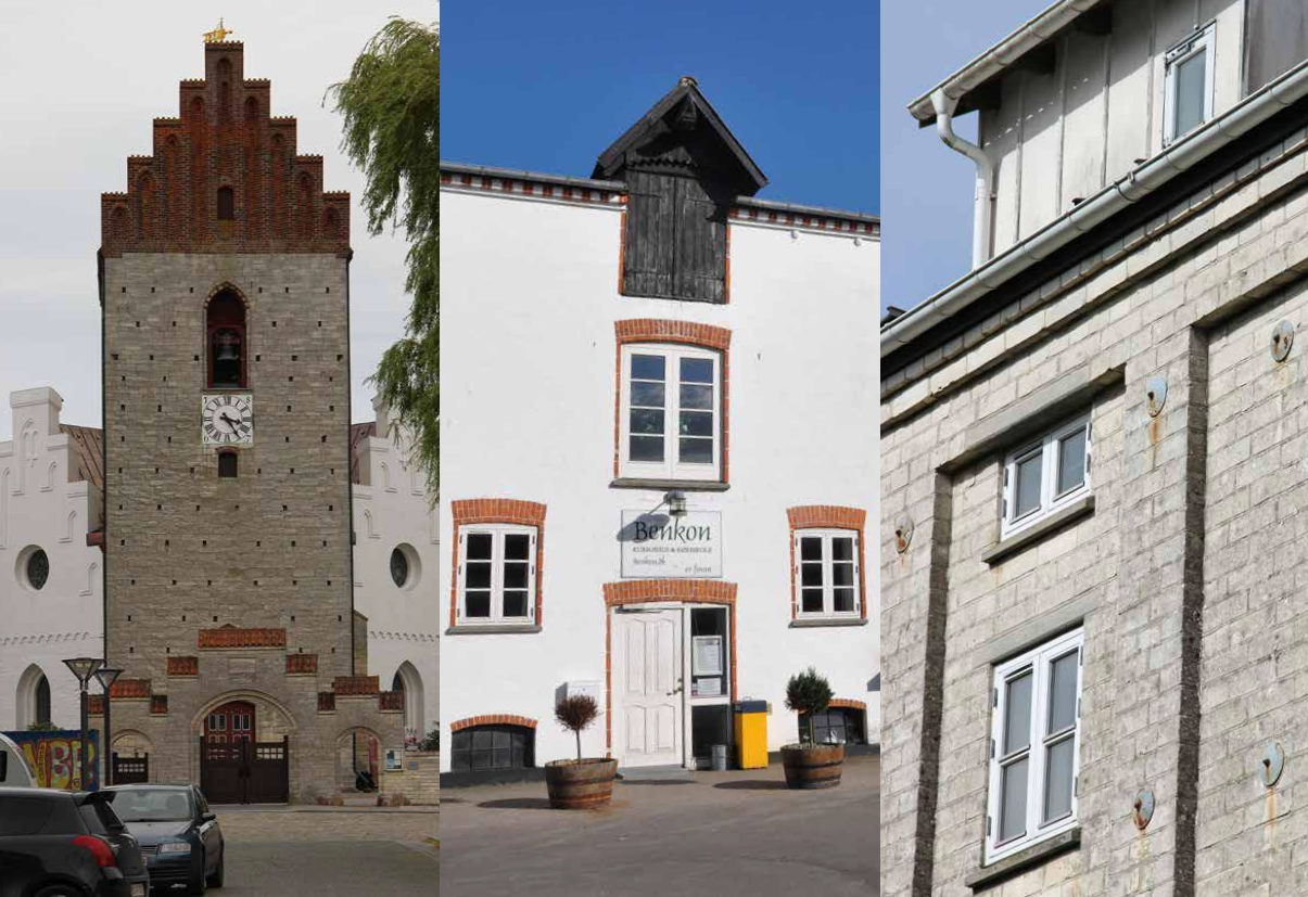 Kridtstensbygninger i mange former er en særlig kvalitet i Store Heddinge og i Stevns Kommune. Udviklingsplanen beskriver disse bygninger og Store Heddinges særkende.