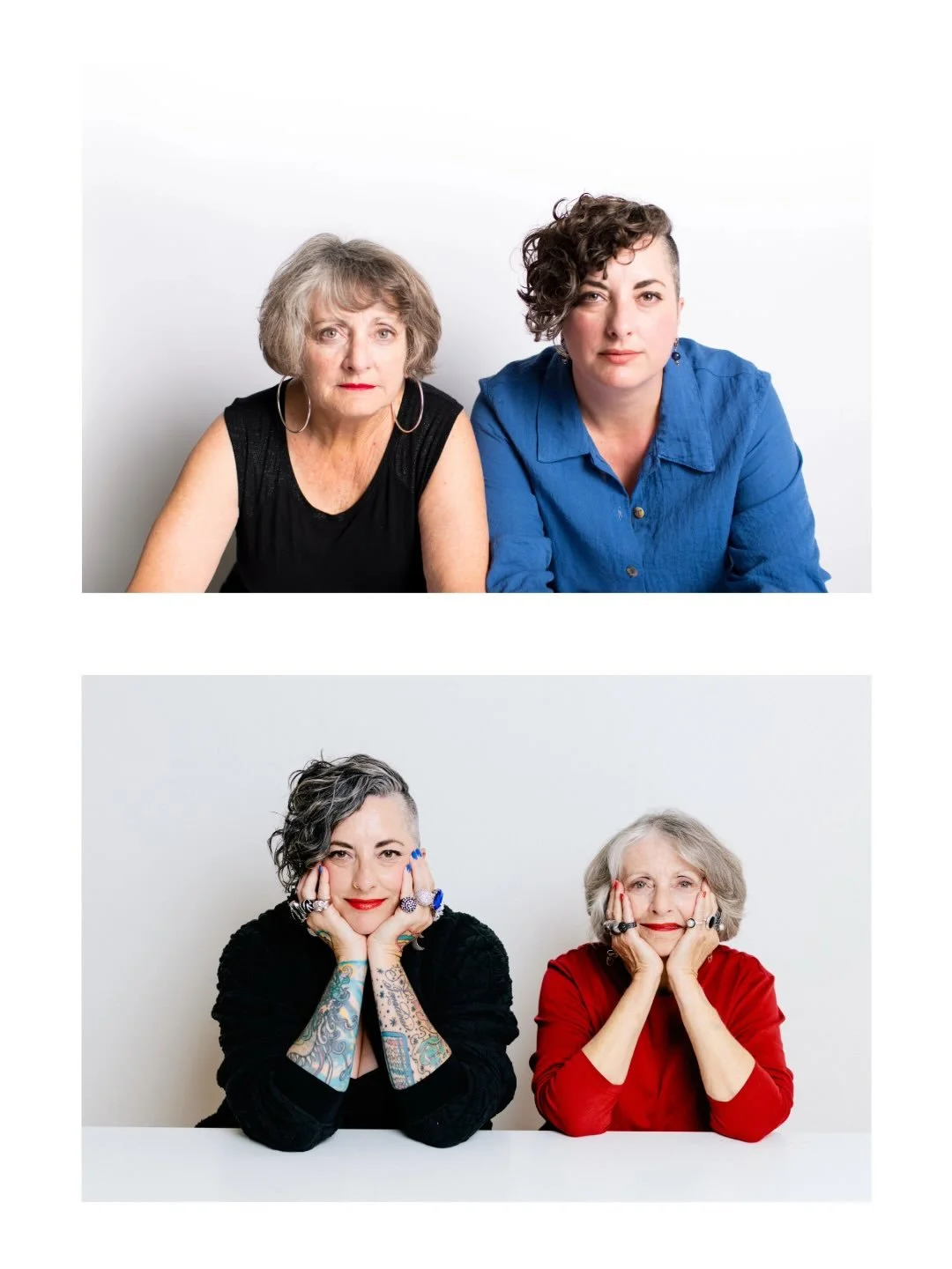 Ten years ago I started taking self-portraits as a way to document getting older and as a creative outlet. 

Back then my &ldquo;studio&rdquo; was my garage. My mom came over and we played dress-up for the first photo series - swapping clothes, tradi
