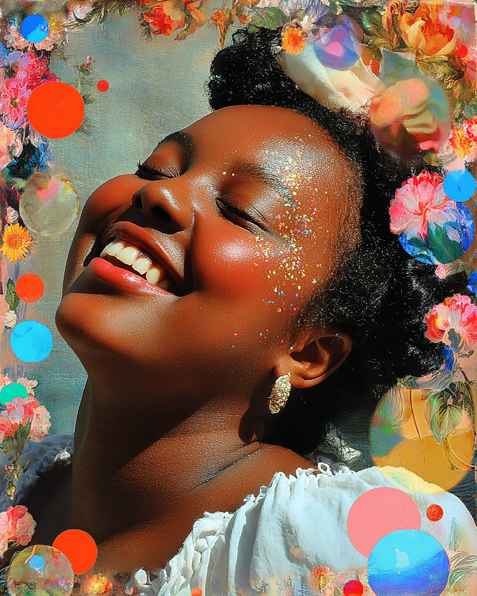 sarahderagon_a_plus-size_Black_woman_laughing_freely_head_til_2d94fe24-b85a-41b1-afe2-3e00009f4263_2.png