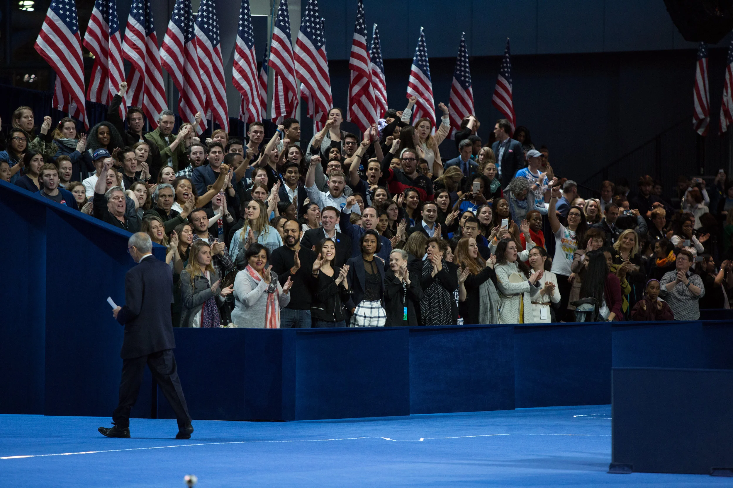 Clinton Campaign Chairman John Podesta Exits The Stage