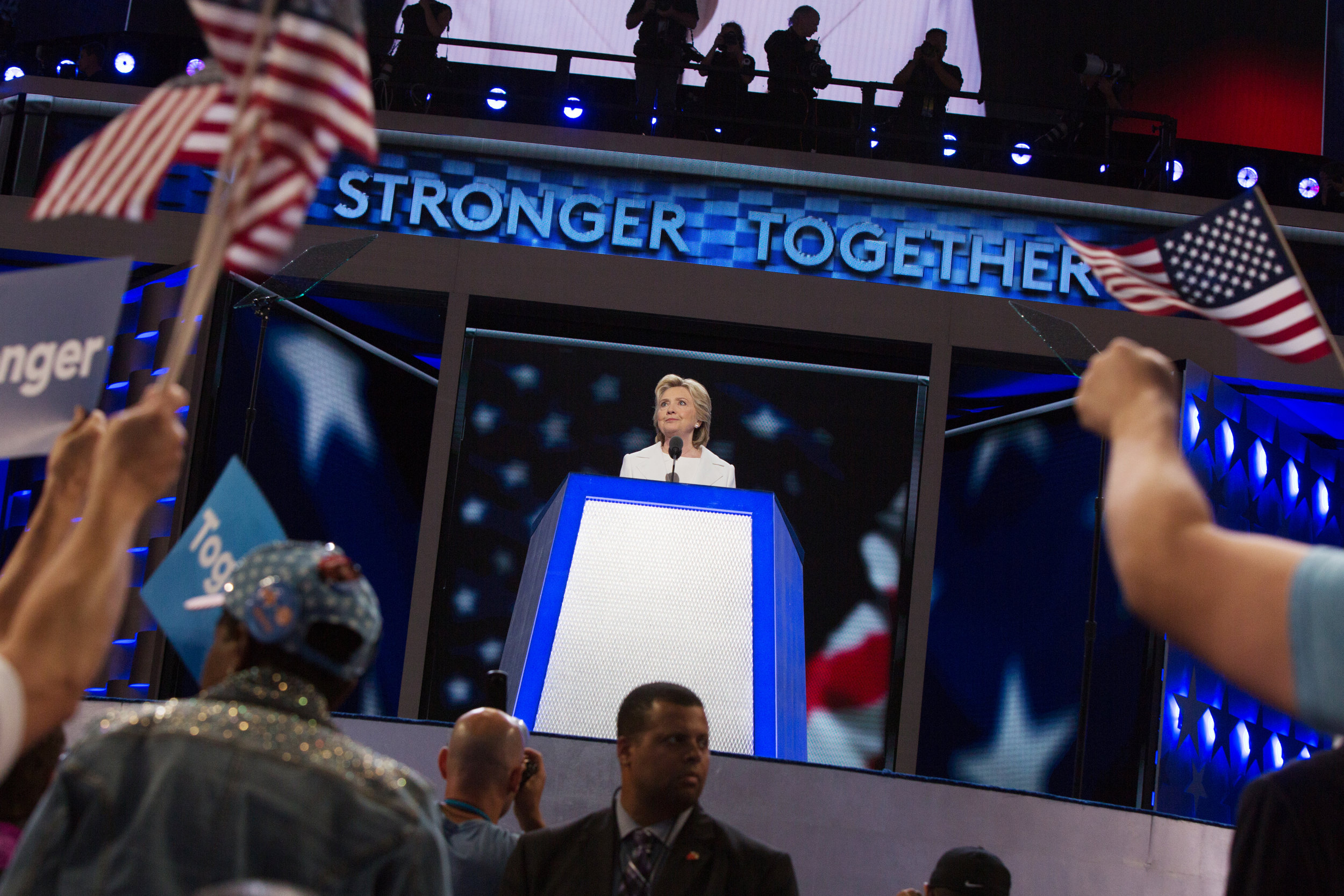 Hillary Clinton Addresses The DNC