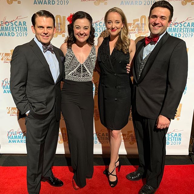 Had an amazing time performing at the Oscar Hamilton Gala @edisonballroom for @yorktheatre company! Some of the cast of @cagneythemusical reunited to honor the remarkable Riki Kane Larimer and Andr&eacute; De Shields! What an honor! Thankyou @rcreigh