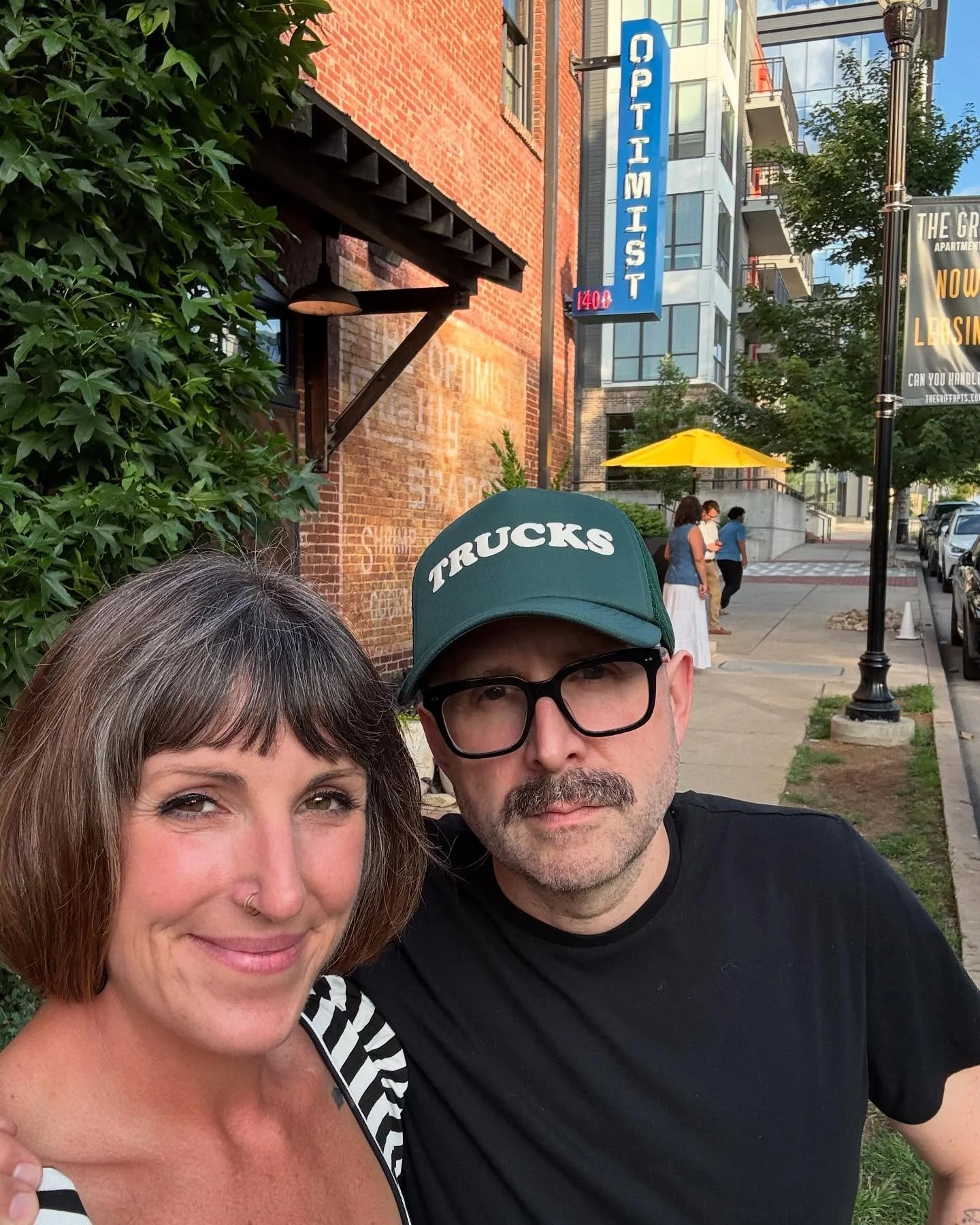 Married to this amazing woman for 18 years today!  She made her first mistake!  She took the biggest pessimist to a restaurant called &ldquo;The Optimist&rdquo;. Guess how it went? 😂