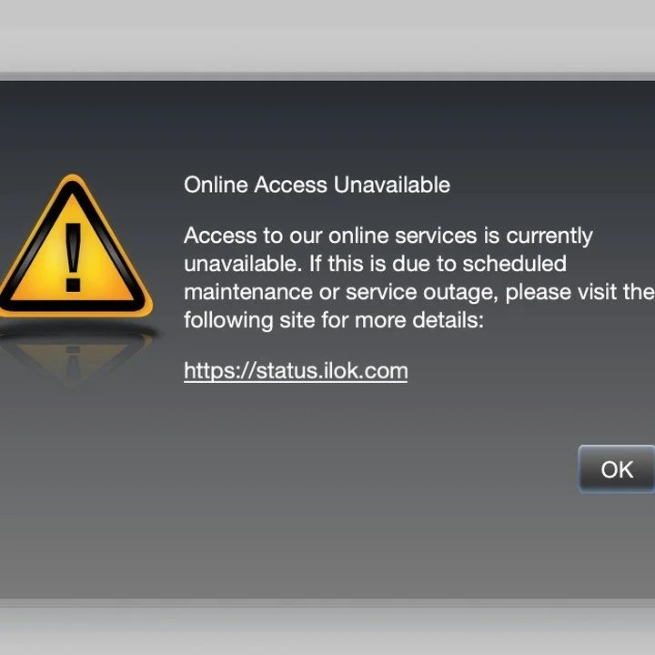 Hey Avid and ALL plugin developers, it's time to change your authorization method!!! 1/2 of my workday has been ruined by this ilok outage/hack/ransomware attack/whatever this is!!!!!! I'm sure a HUGE percentage of the audio industry was also affecte