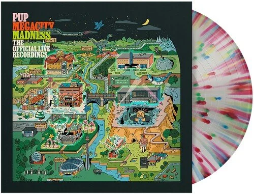 PUP Megacity Madness (The Official Live Recordings) LP (Limited Edition Multicolor Splatter Vinyl) Pre-Order