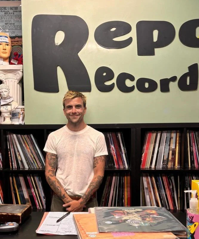  Anthony Green does his second in-store performance followed by album signing here at Repo. This one in support of his new album "Doom Spun". 