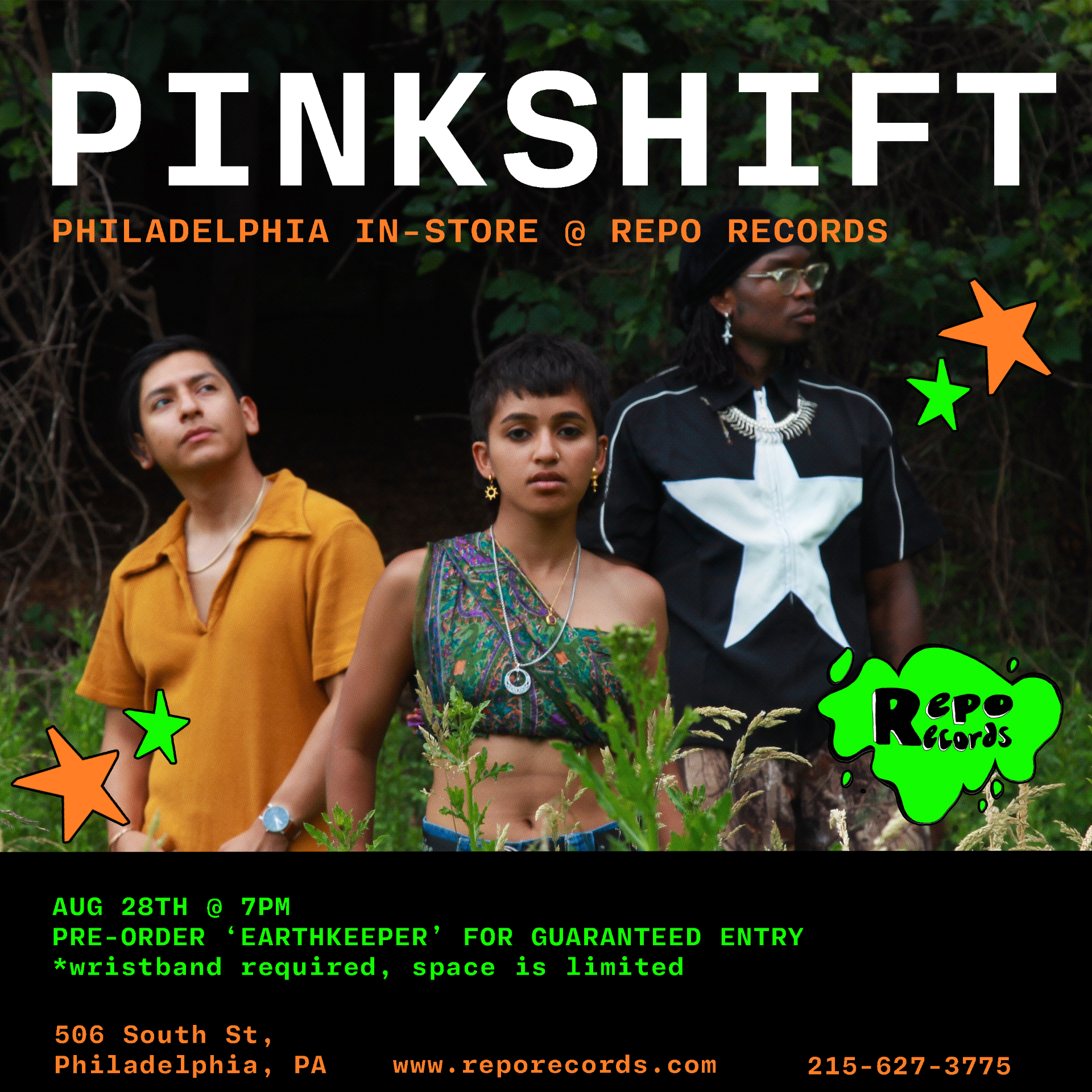 Pinkshift In-Store 8/28