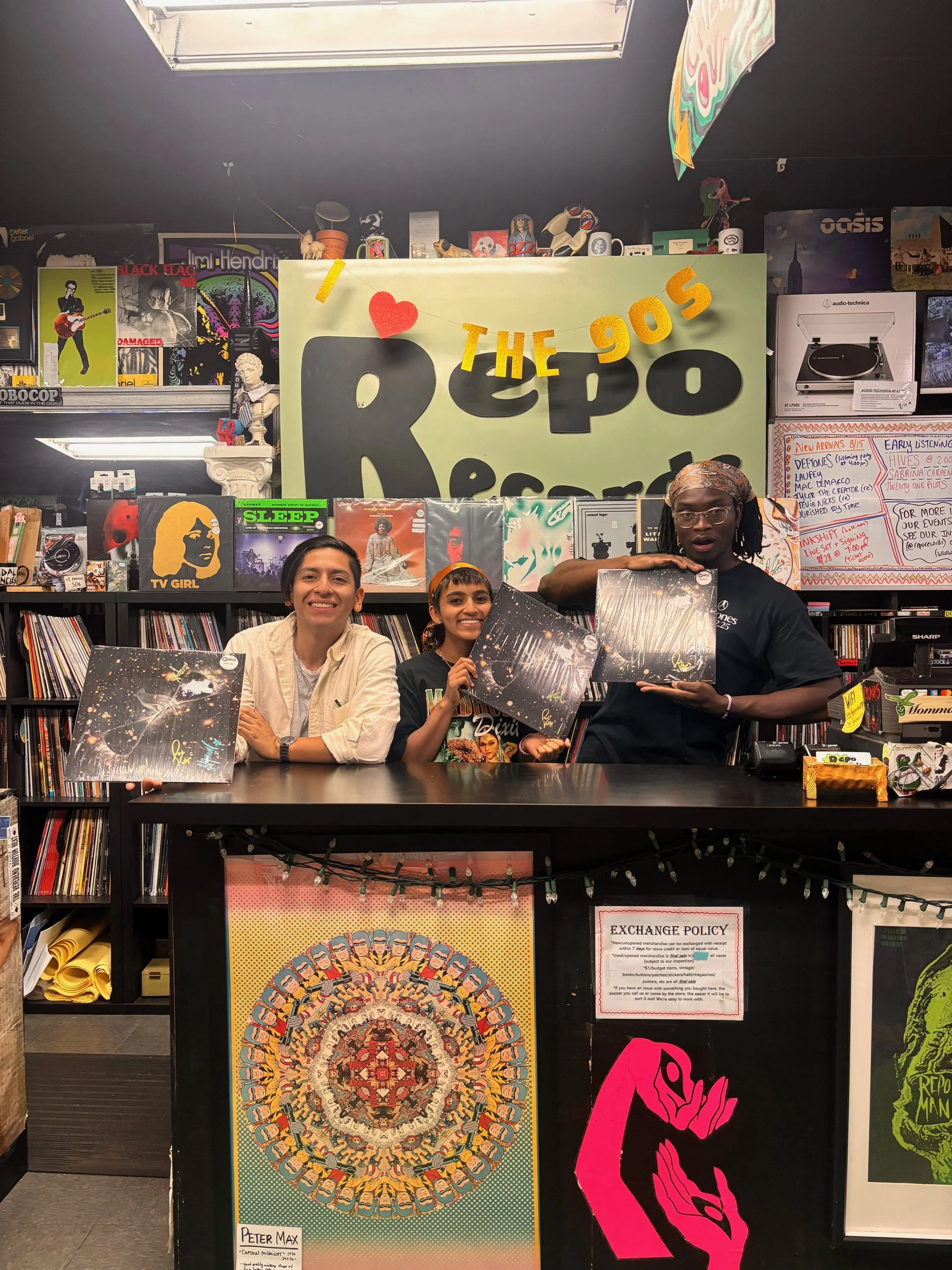  Pinkshift did a live in-store here followed by album signing on 8/28/25! 