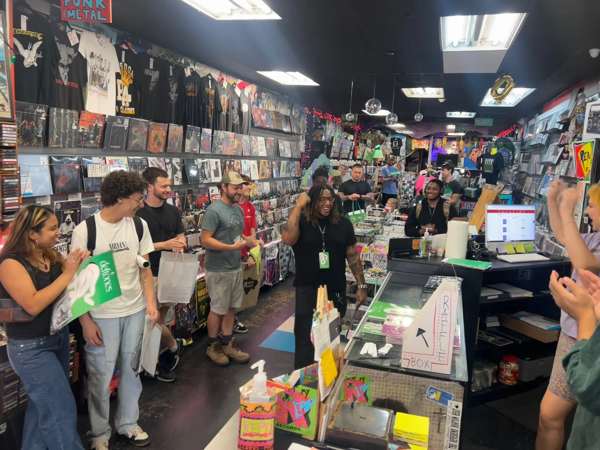  Fans united to hear the newest Deftones album. They received prizes, swag and got to listen together! 