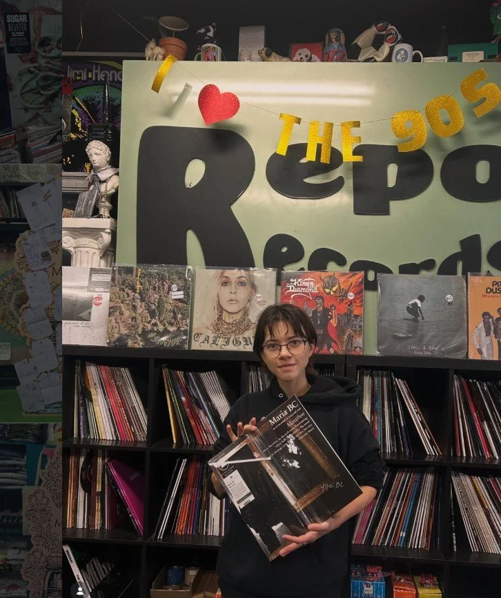  Maria BC stopped by to sign some of their new album! 