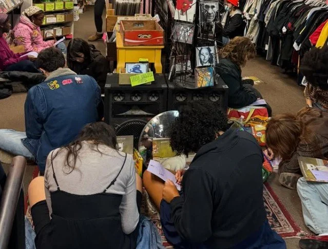  Mitski listening party with art project for fans to do while listening to the new album! 