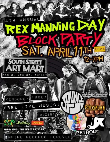 REX MANNING DAY ON SOUTH STREET!