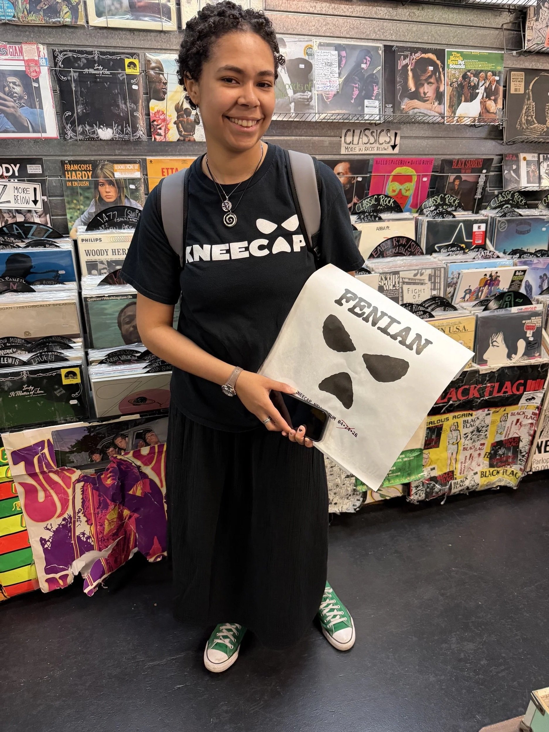  Fans came out to hear the new Kneecap record and went home with some free swag! 