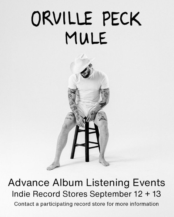 ORVILLE PECK Listening Party 9/13/26