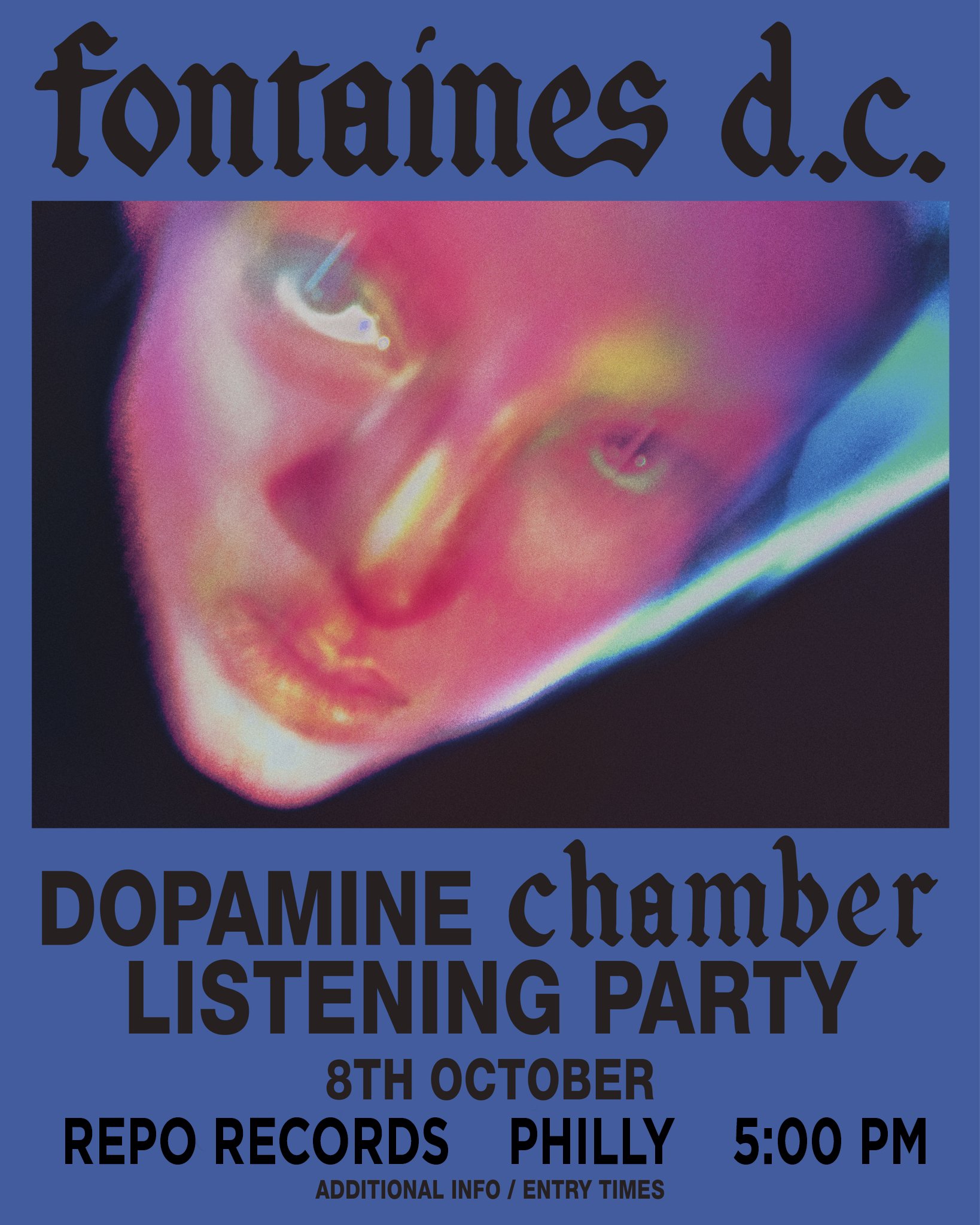 FONTAINES DC Early Listening Party 10/8/26 - Thursday, October 8 at 5:00 PM at Repo Records in Queen Village, Philadelphia