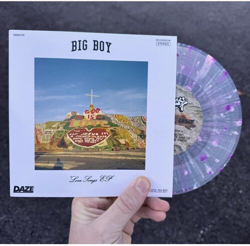 BIG BOY Love Songs 7in (Clear With Pink & Purple Splatter Vinyl) Pre-Order
