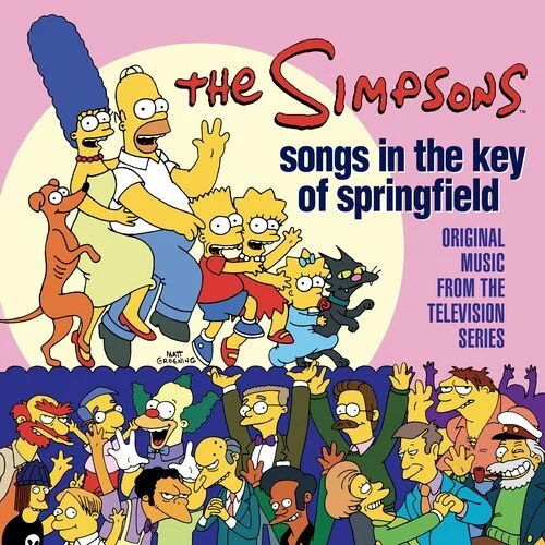 THE SIMPSONS Songs In The Key Of Springfield (Original Music Television Series) LP (Deluxe 2LP Vinyl) Pre-Order