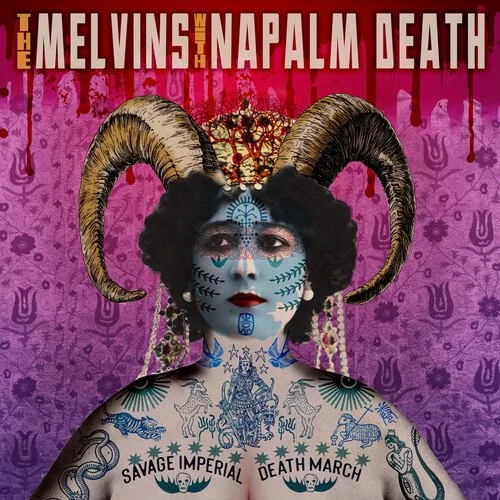 MELVINS WITH NAPALM DEATH Savage Imperial Death March LP (Indie Exclusive Purple Vinyl) Pre-Order