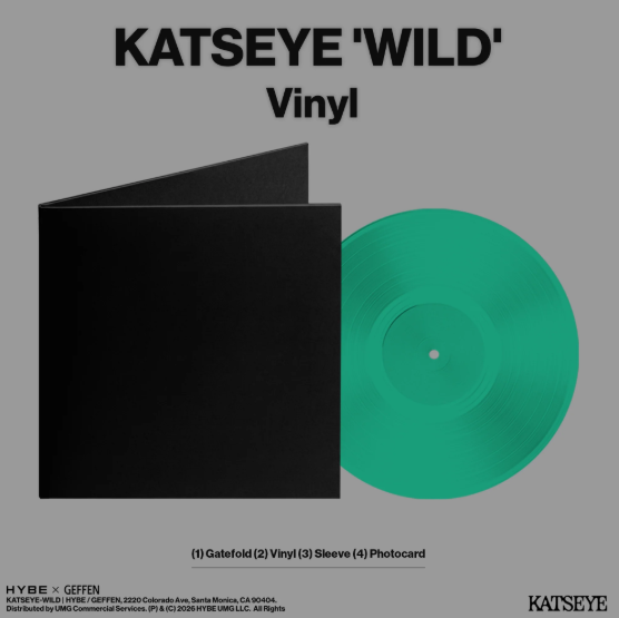 KATSEYE Wild (Indie Exclusive Aqua Vinyl) LP Pre-Order