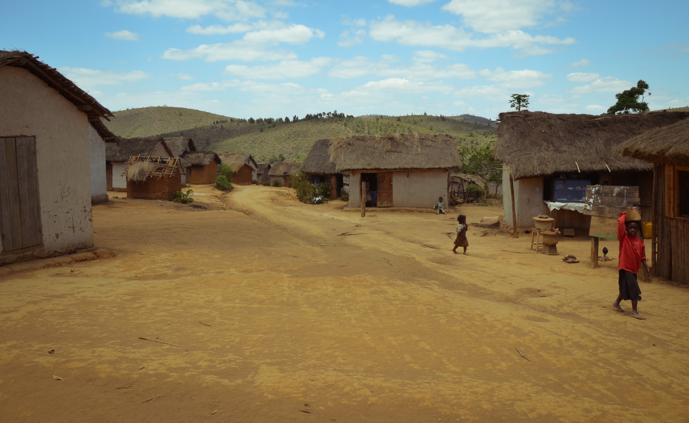 Arrival at the village. Photo: Alizé Carrère