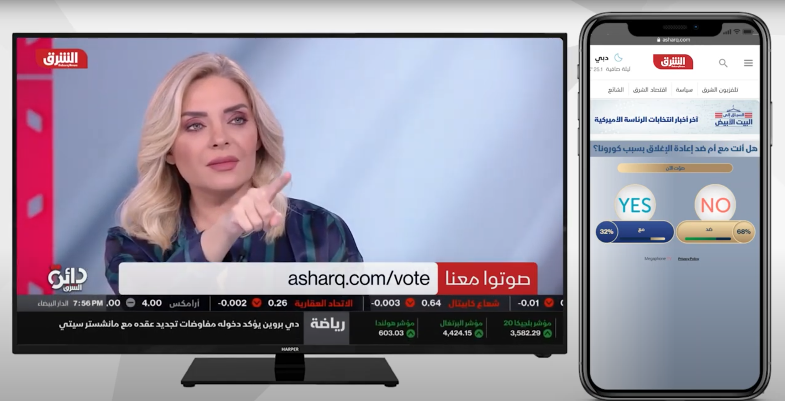 Asharq News Brings Megaphone TV’s CuttingEdge Solution to Arab Audiences Across the World
