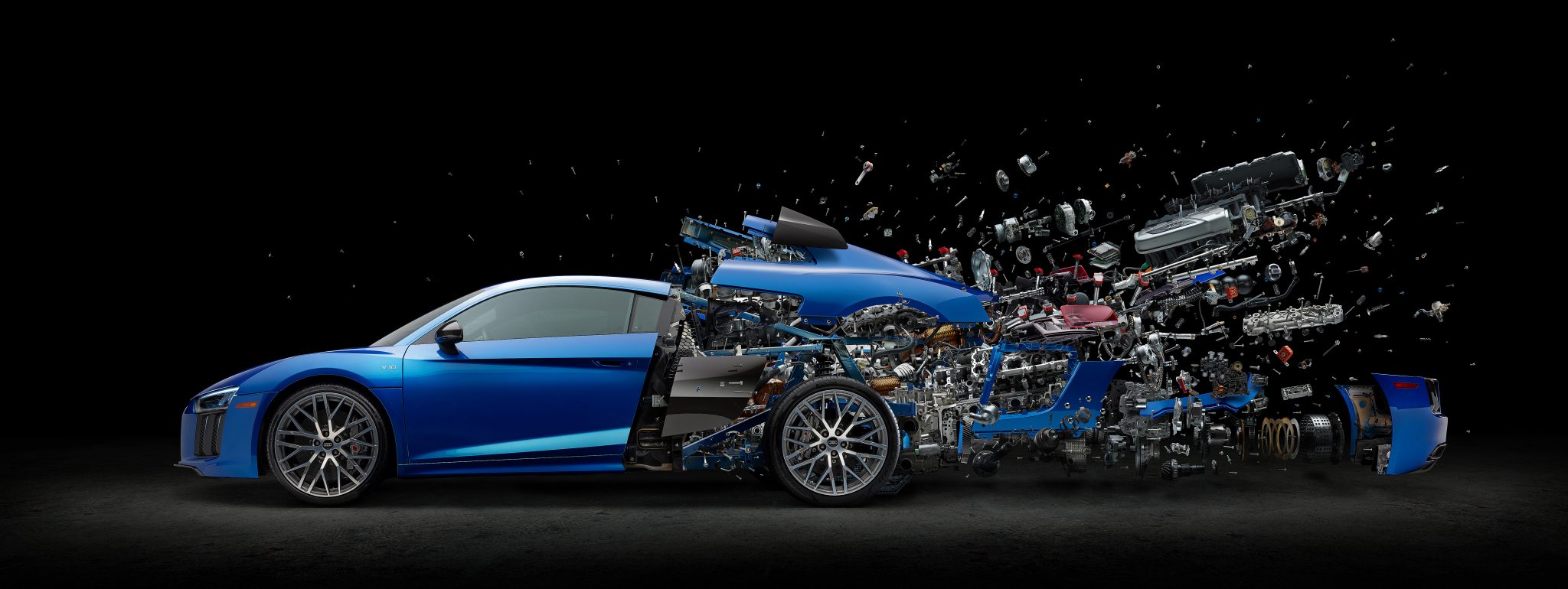 PHOTO // Audi R8 Disintegration: Fabian Oefner