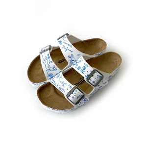 Bunny Delft Birkenstock Custom Art — Akiko Tsuji - Main Image