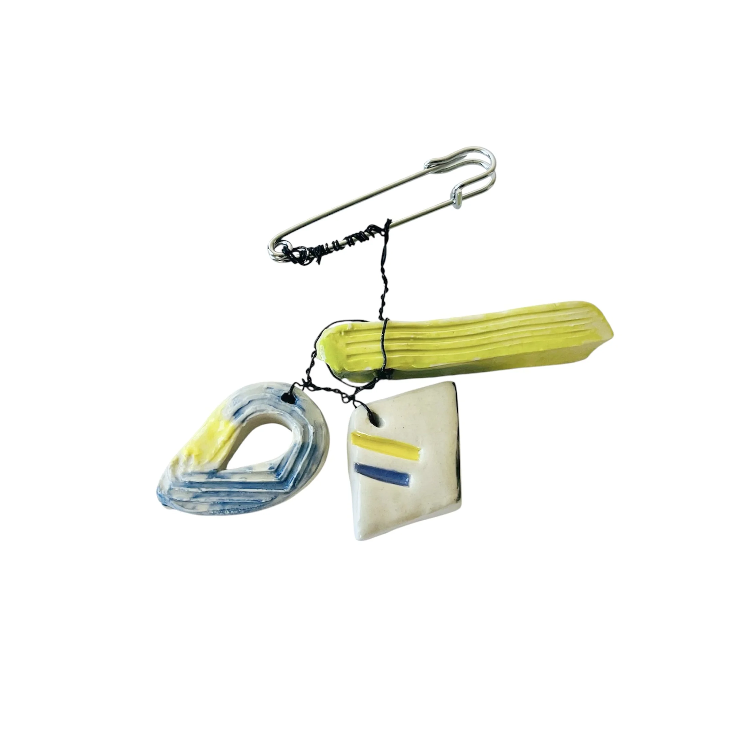 Ceramic Charm Brooch 1