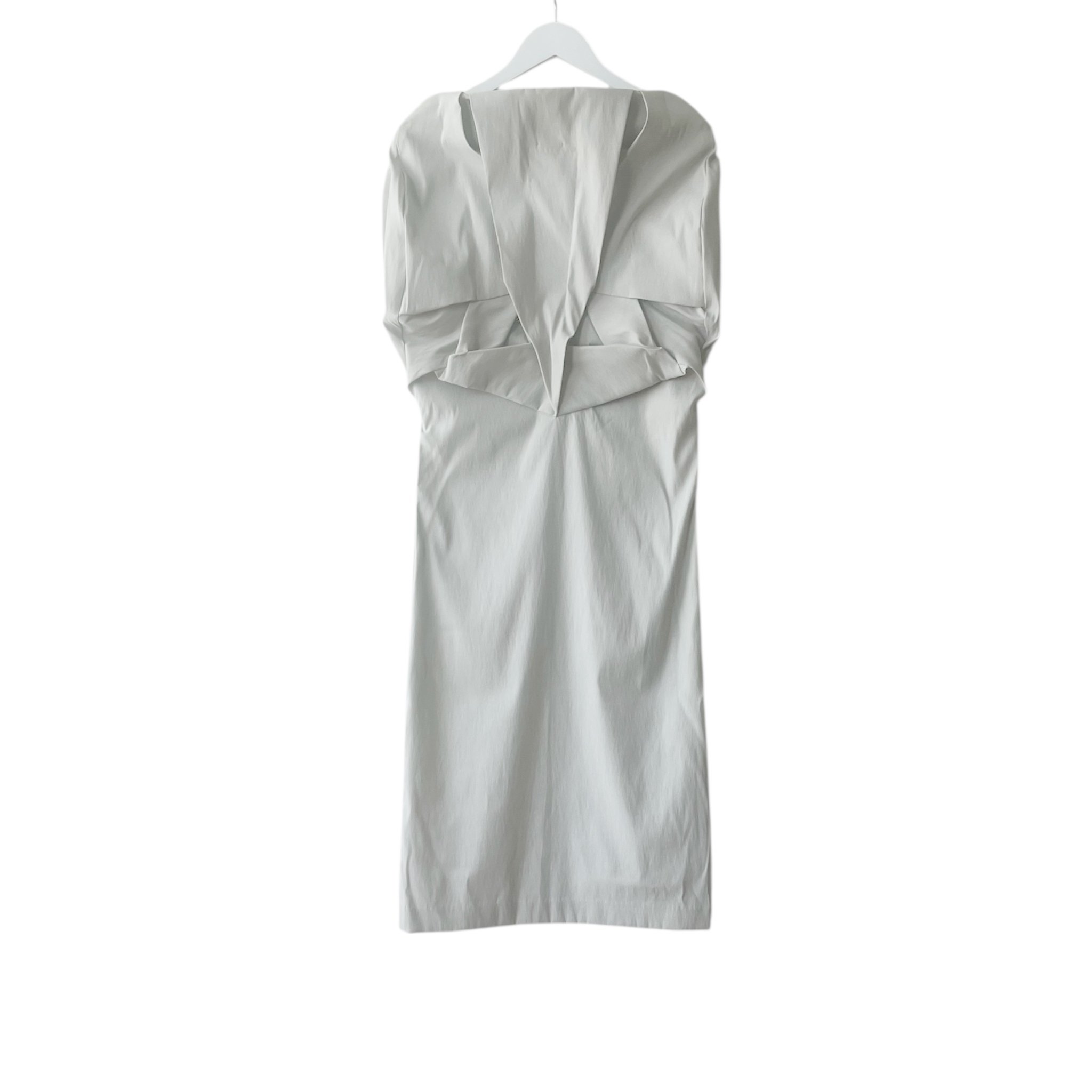 Silver Sculpt Back Dress