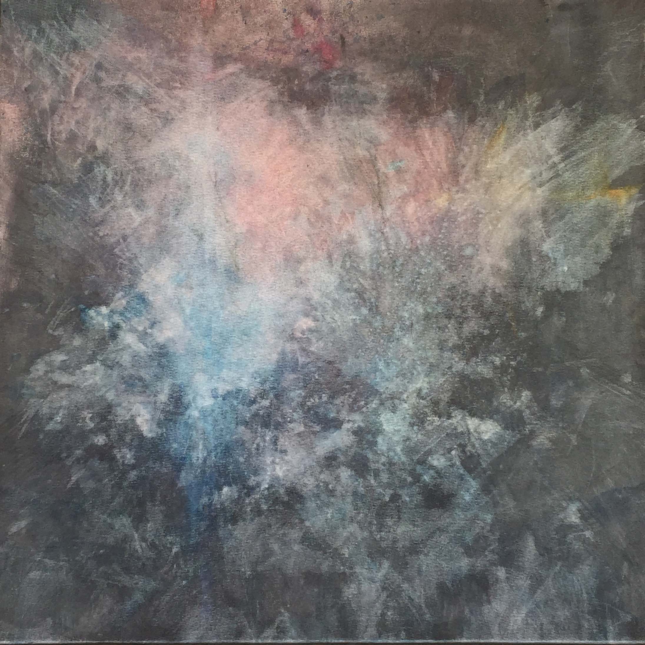 FBRY - Acrylic and Watercolor on Canvas - 36"x36"