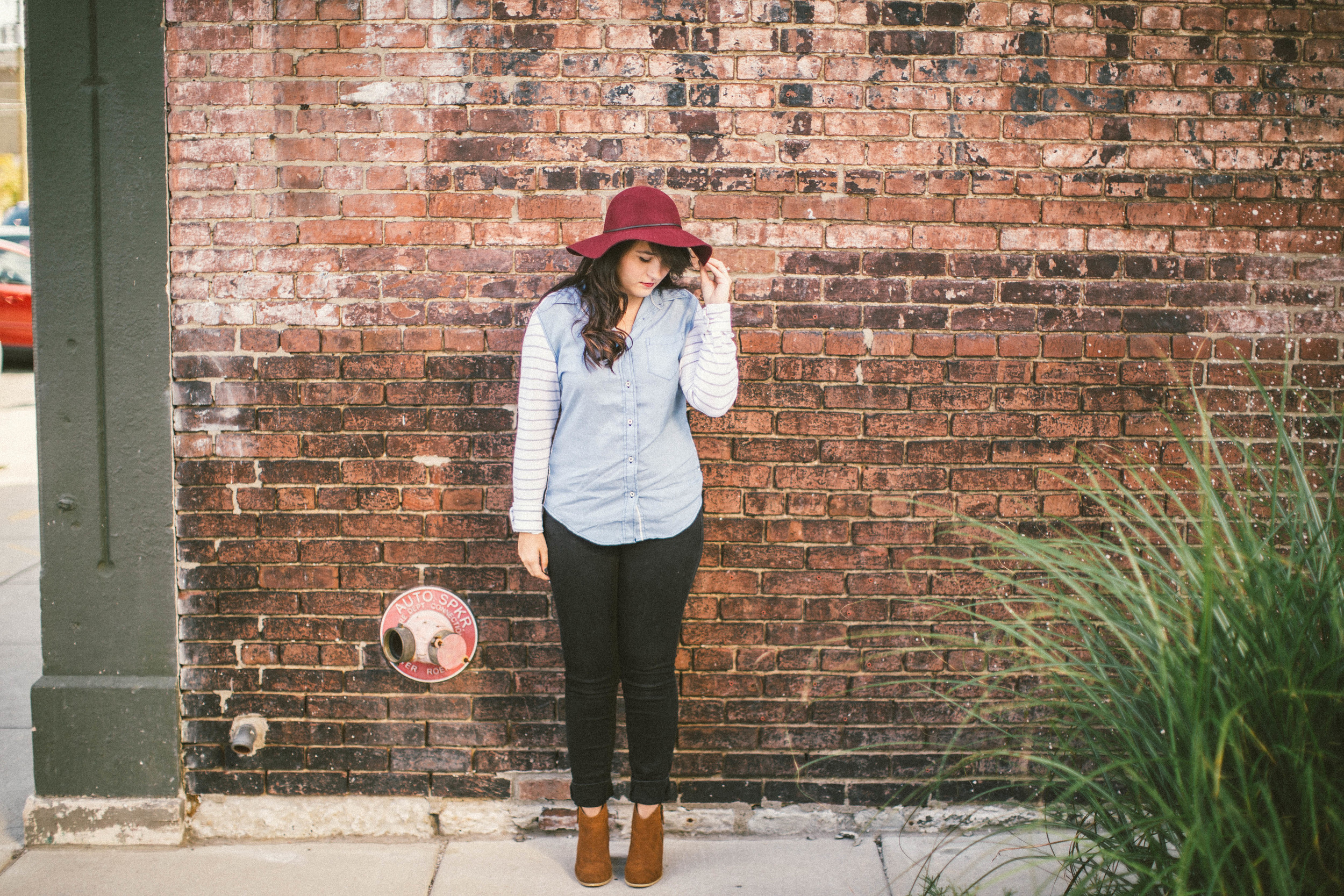 Chambray, Stripes + A Grateful Heart www.chelceytate.com