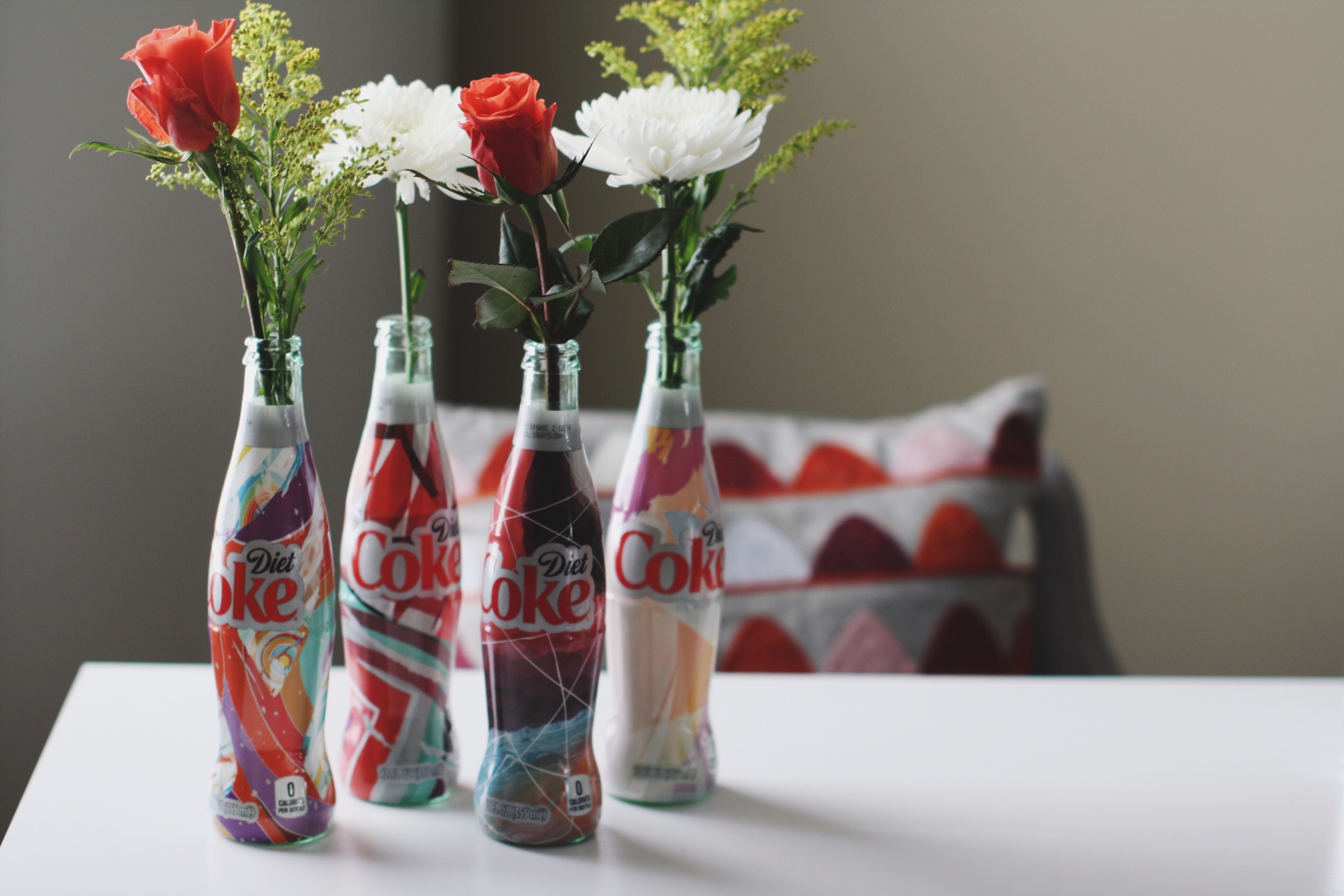 Fresh Blooms + Diet Coke www.chelceytate.com