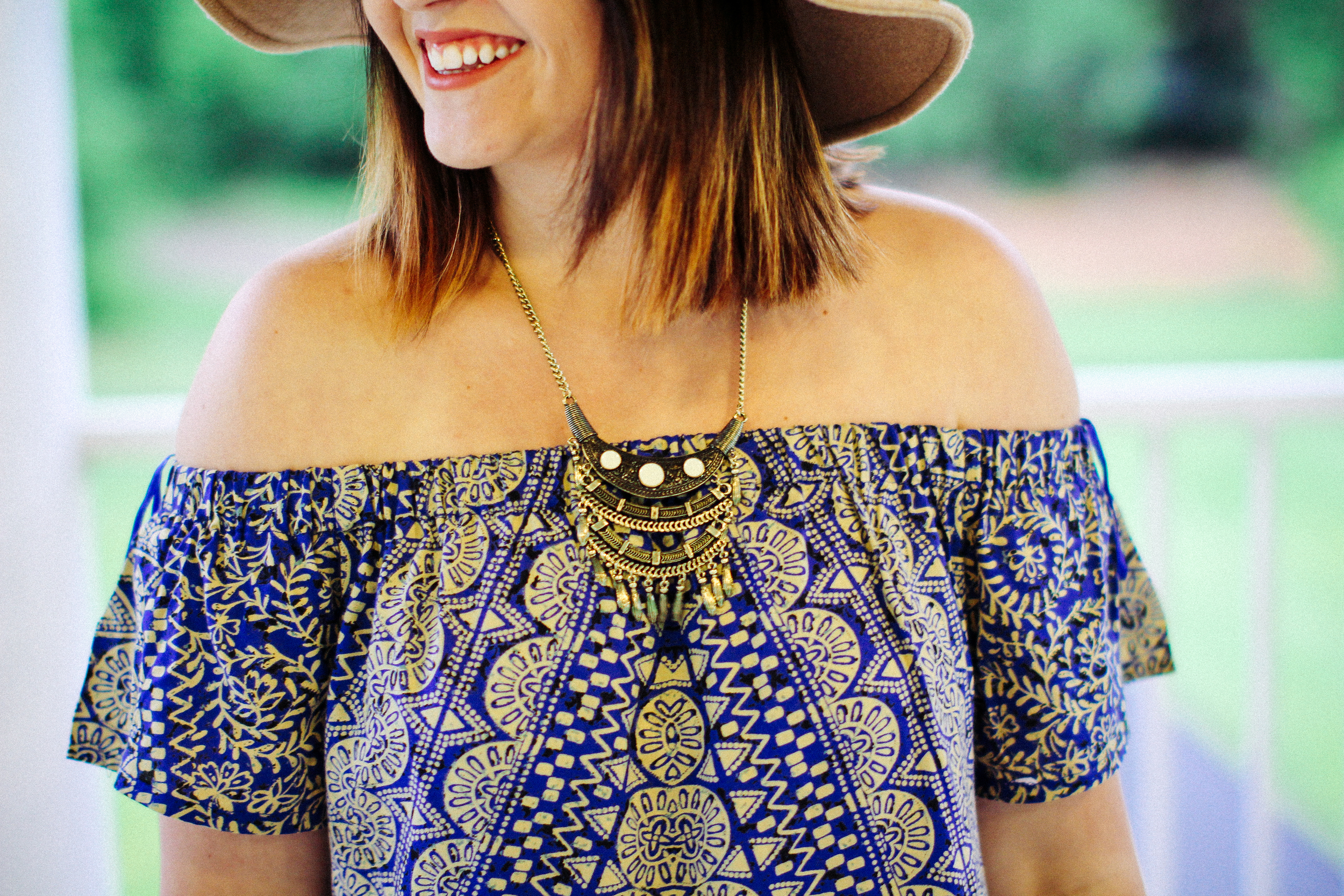 Cold Shoulder Urban Outfitters Dress Summer Style via www.chelceytate.com